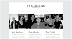Desktop Screenshot of dudensinglaw.com